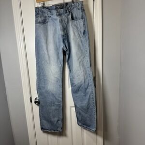 Vintage Levis SilverTab Jeans Mens 36x32 Light Blue Wash Relaxed Fit Y2K USA